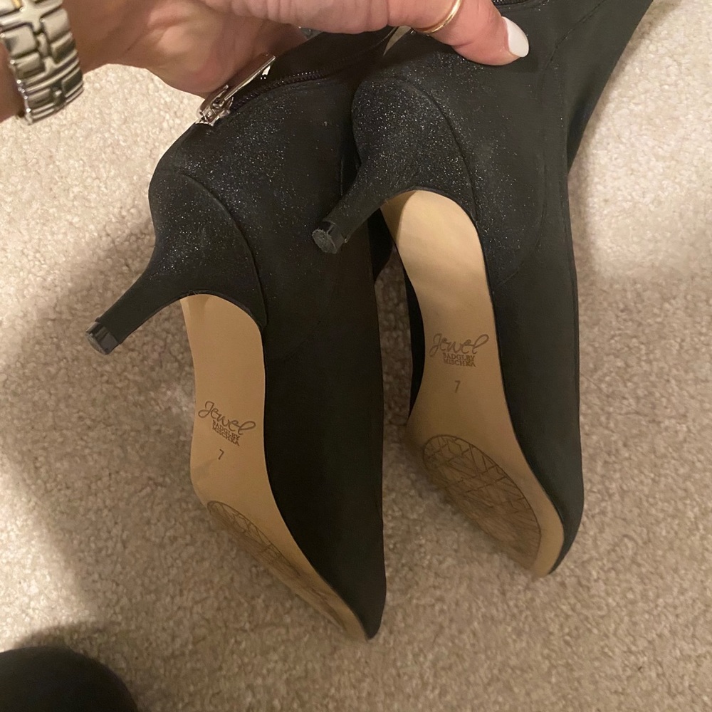 BADGLEY MISCHKA BLACK BOOTS - Picture 4 of 9